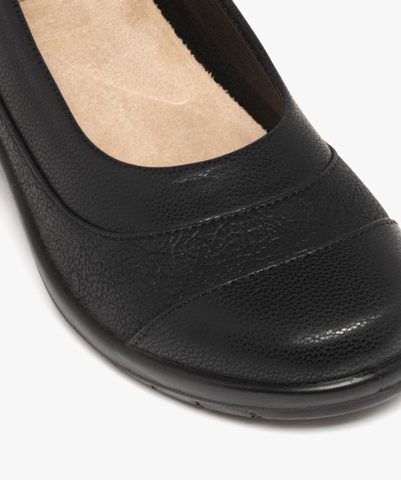 Ballerines femmes confort unies à semelle compensée et à liseré vue6 - G'FLEX - GEMO