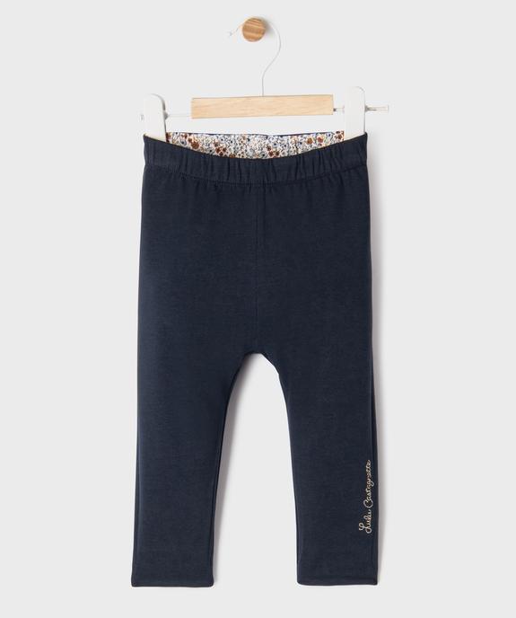 Legging réversible bébé fille - LuluCastagnette vue2 - LULU CASTAGNETTE GEMO FOR GOOD - GEMO