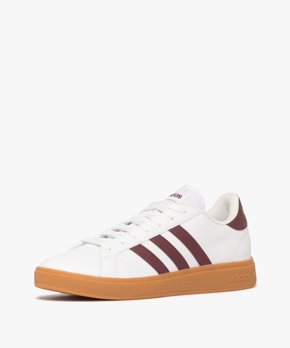 Baskets Grand Court Base style rétro homme - Adidas vue3 - ADIDAS - GEMO