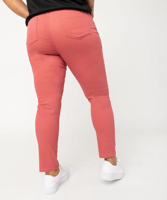 Pantalon coupe Regular taille ajustable femme grande taille vue3 - GEMO (G TAILLE) - GEMO