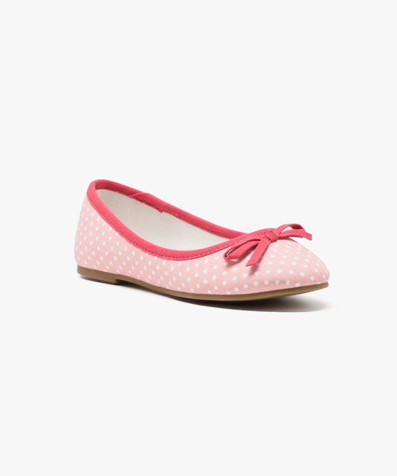 Ballerines à pois (du 31 au 36) vue2 - GEMO (ENFANT) - GEMO