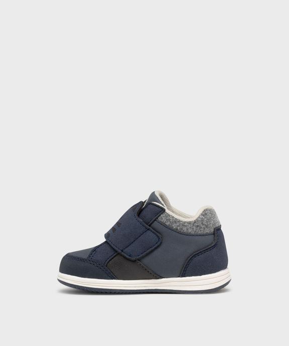 Chaussures premiers pas fermeture scratch bébé garçon - Hobiz vue3 - HOBIZ - GEMO