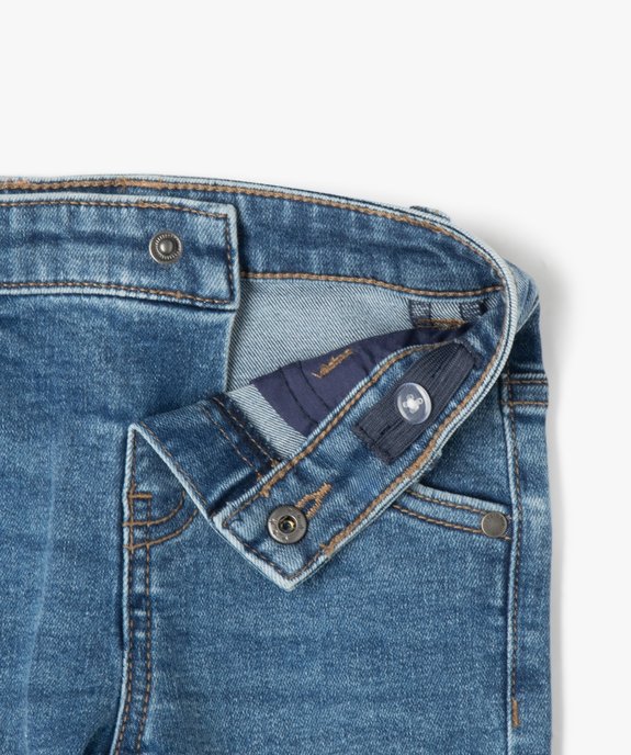 Jean coupe slim bébé garçon vue4 - GEMO 4G BEBE - GEMO