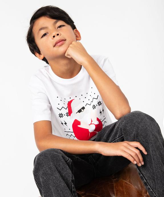 Tee-shirt imprimé festif garçon vue1 - GEMO (JUNIOR) - GEMO