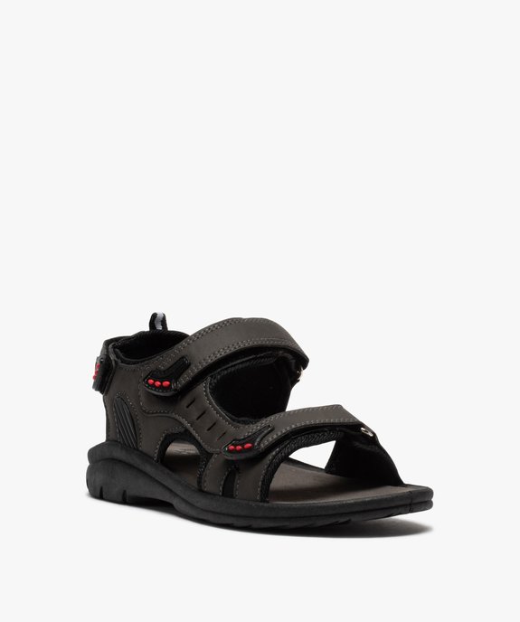 Sandales sport garçon à brides scratch vue2 - SANS MARQUE - GEMO