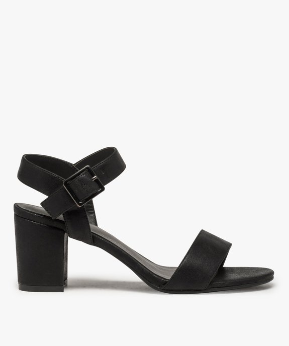 Sandales femme à talon et larges brides vue3 - VALENTINA BALDA - GEMO