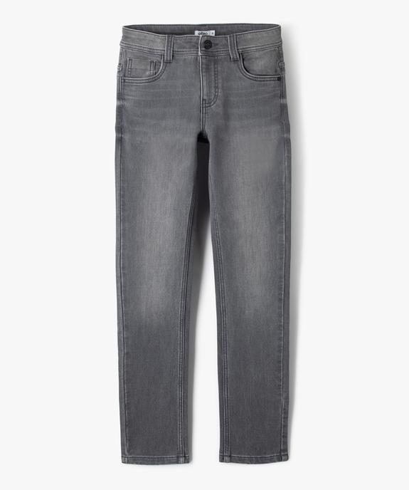 Jean coupe slim taille ajustable garçon vue3 - GEMO (JUNIOR) - GEMO