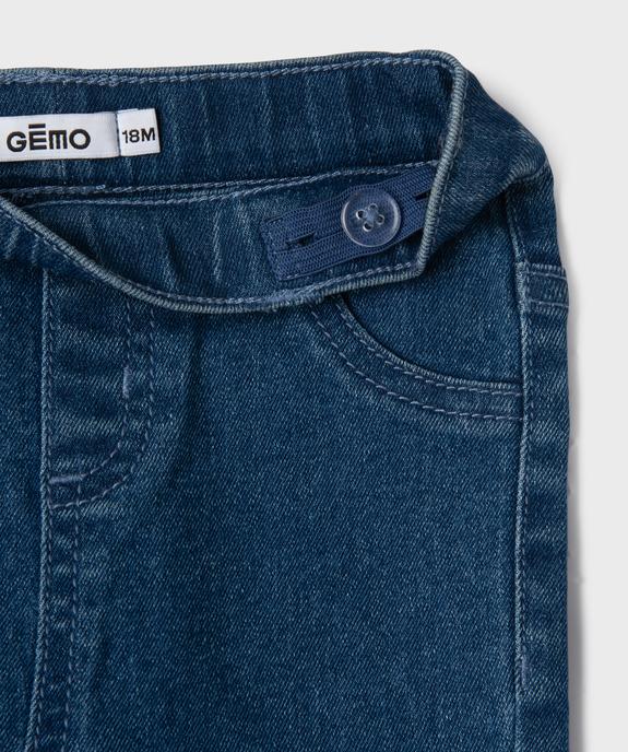 Ensemble 2 pièces jean + tee-shirt manches courtes bébé garçon vue5 - GEMO(BEBE DEBT) - GEMO