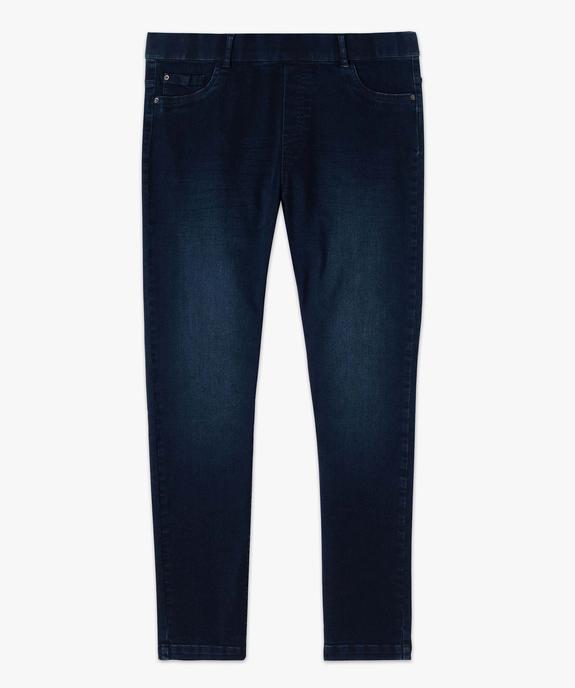 Jegging femme grande taille avec plis sur les hanches vue4 - GEMO 4G GT - GEMO