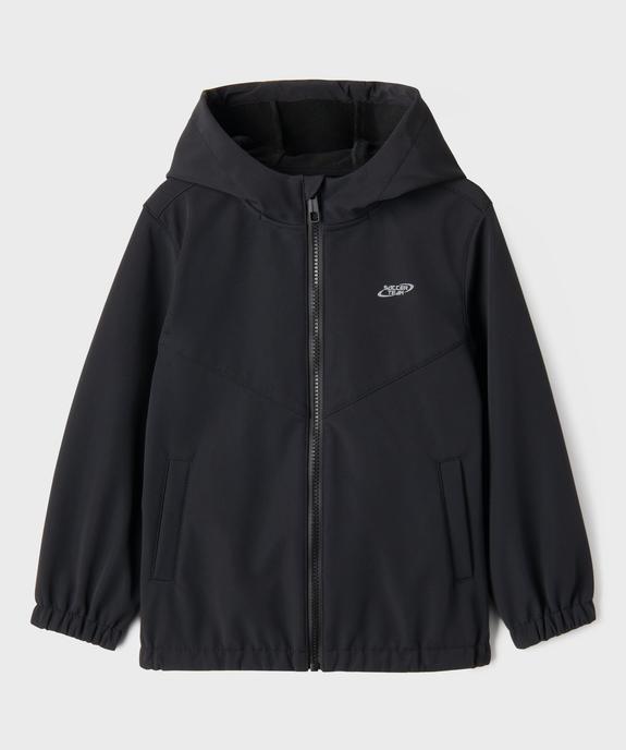 Blouson à capuche doublé polaire garçon vue1 - GEMO (ENFANT) - GEMO