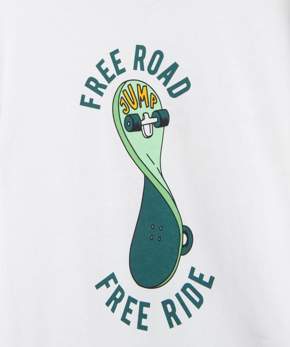Tee-shirt imprimé skateboard garçon vue3 - GEMO (ENFANT) - GEMO