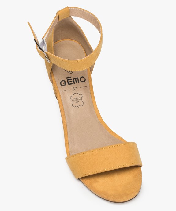 Sandales à talon avec bride cheville spéciales pied large femme - Valentina Baldano vue5 - VALENTINA BALDA - GEMO