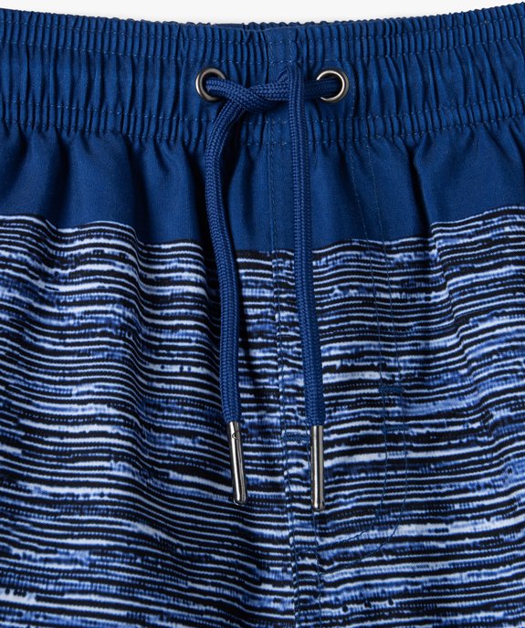 Short de bain garçon à rayures vue2 - GEMO (JUNIOR) - GEMO