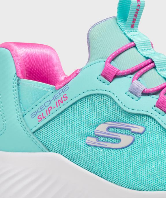 Baskets Slip-ins Summits en toile fille - Skechers vue6 - SKECHERS - GEMO