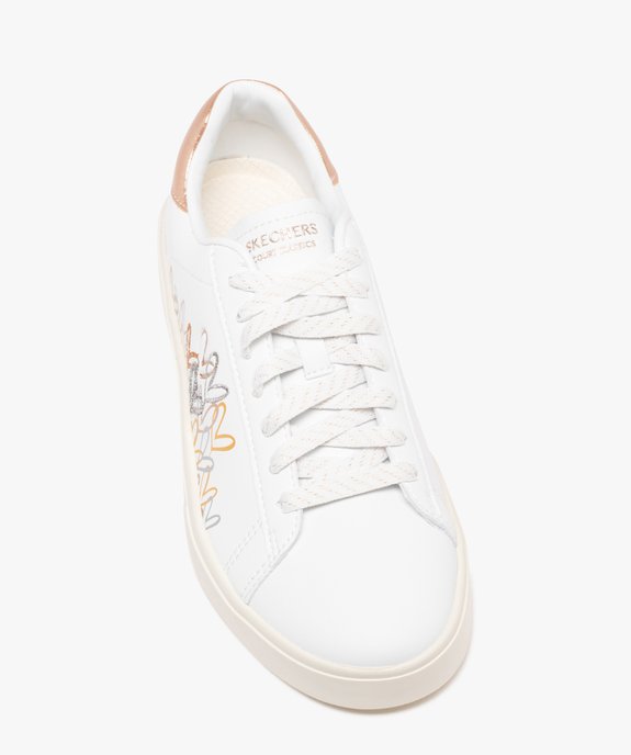 Baskets basses à lacets et détails brillants femme  - Skechers vue5 - SKECHERS - GEMO