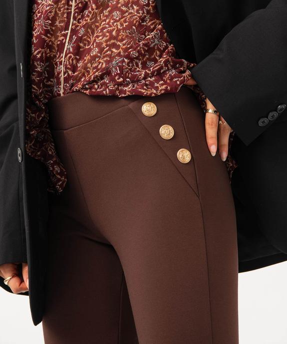 Legging avec boutons sur les hanches femme vue5 - GEMO(FEMME PAP) - GEMO