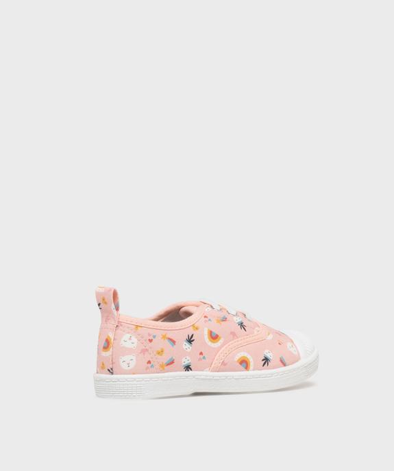 Tennis en toile à motifs fille - Lovely Wings vue4 - LOVELY WINGS GEMO FOR GOOD - GEMO