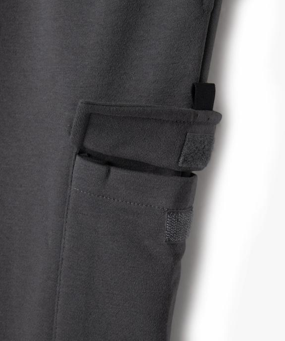 Pantalon cargo molletonné garçon vue2 - GEMO (JUNIOR) - GEMO