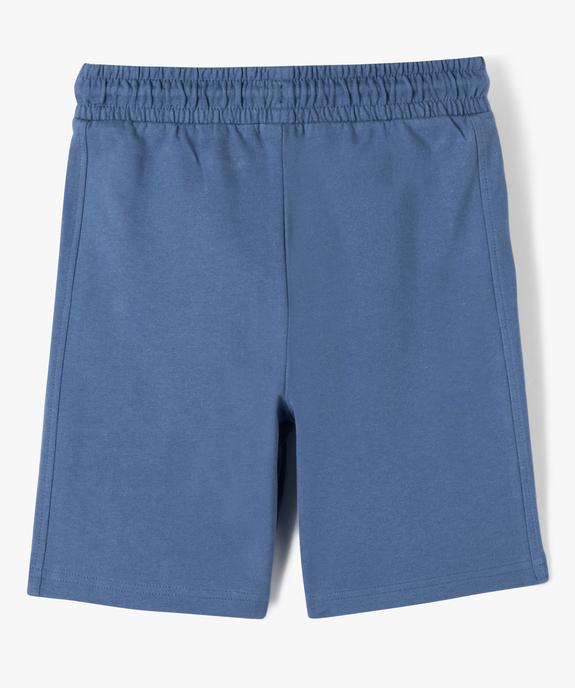 Bermuda en maille avec taille élastique garçon vue3 - GEMO (ENFANT) - GEMO
