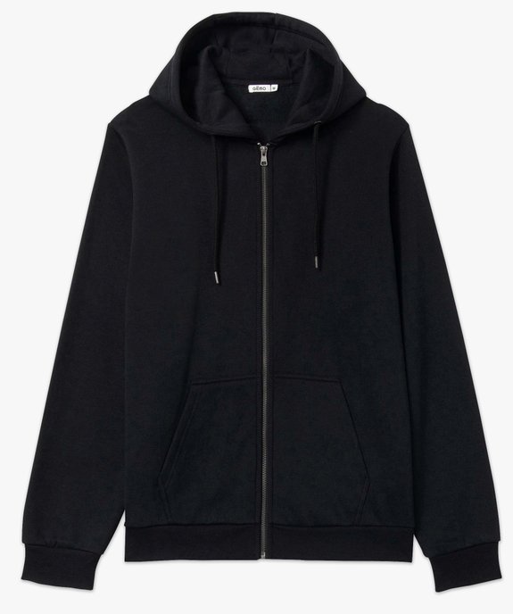 Sweat zippé à capuche homme vue8 - GEMO 4G HOMME - GEMO