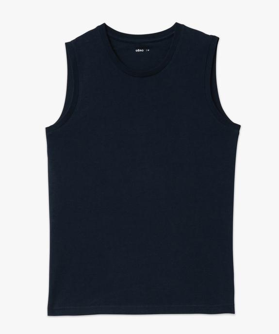 Débardeur à col rond uni homme vue5 - GEMO 4G HOMME - GEMO