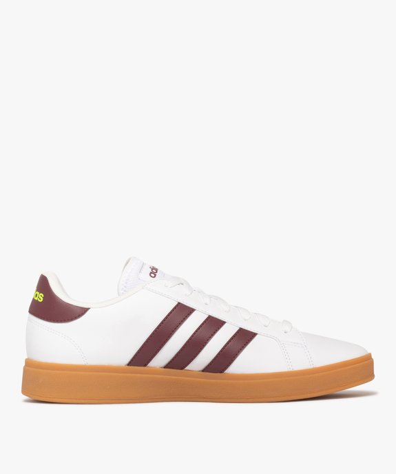 Baskets Grand Court Base style rétro homme - Adidas vue4 - ADIDAS - GEMO