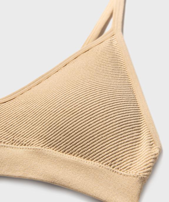 Soutien-gorge triangle à mousses amovibles première lingerie fille vue2 - GEMO (JUNIOR) - GEMO