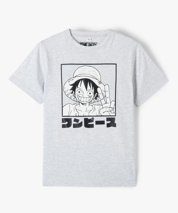 Tee-shirt à motif manga garçon vue2 - ONE PIECE - GEMO