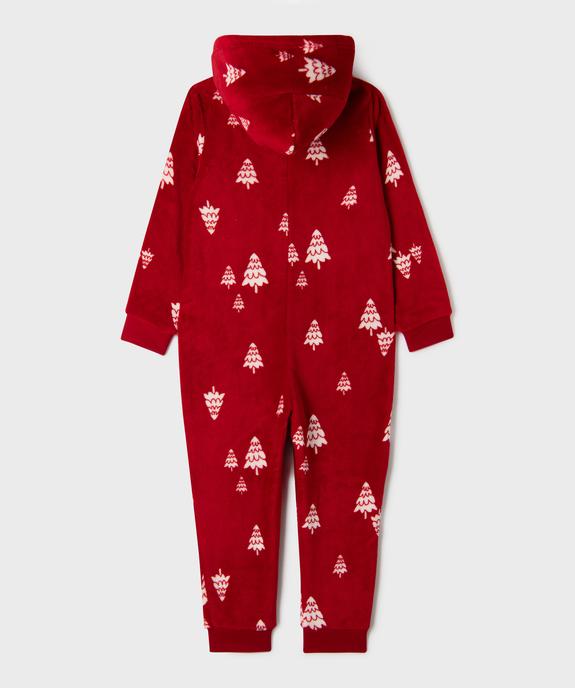 Combinaison pyjama en velours imprimé enfant  vue3 - GEMO (ENFANT) - GEMO