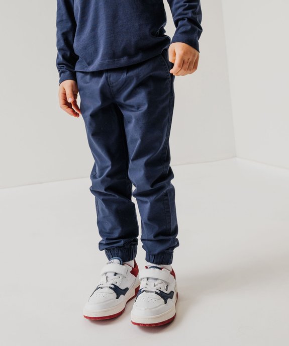 Pantalon jogger en toile garçon vue5 - GEMO (ENFANT) - GEMO
