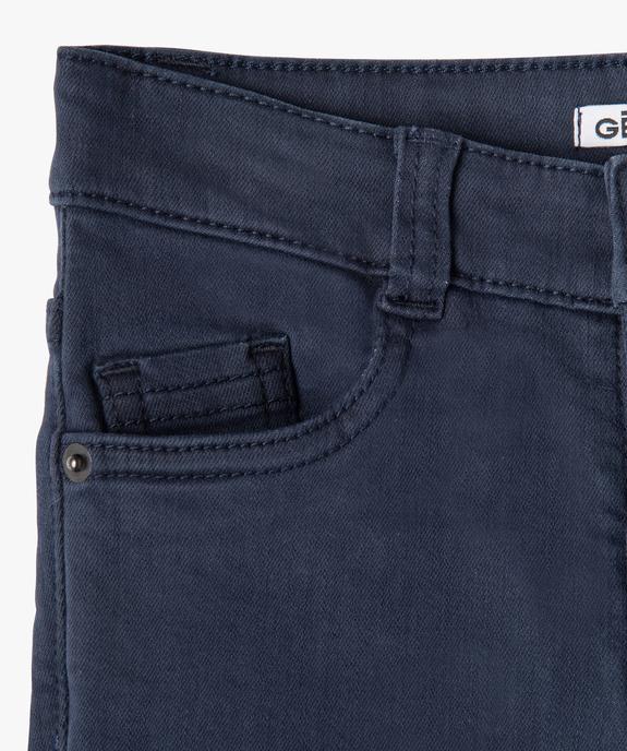 Pantalon chino slim 5 poches garçon vue3 - GEMO (ENFANT) - GEMO