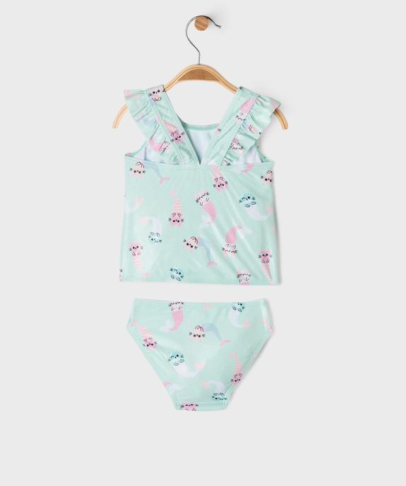 Maillot de bain 2 pièces à motifs chats bébé fille vue5 - GEMO(BEBE DEBT) - GEMO
