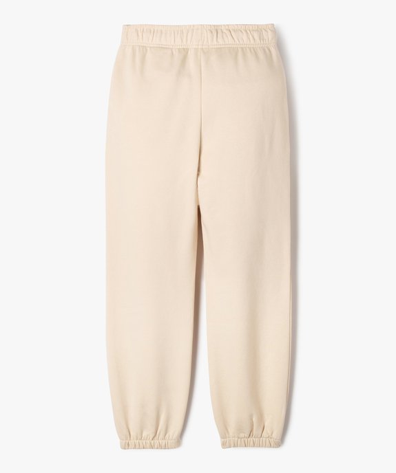 Pantalon de jogging molletonné garçon vue3 - GEMO (JUNIOR) - GEMO