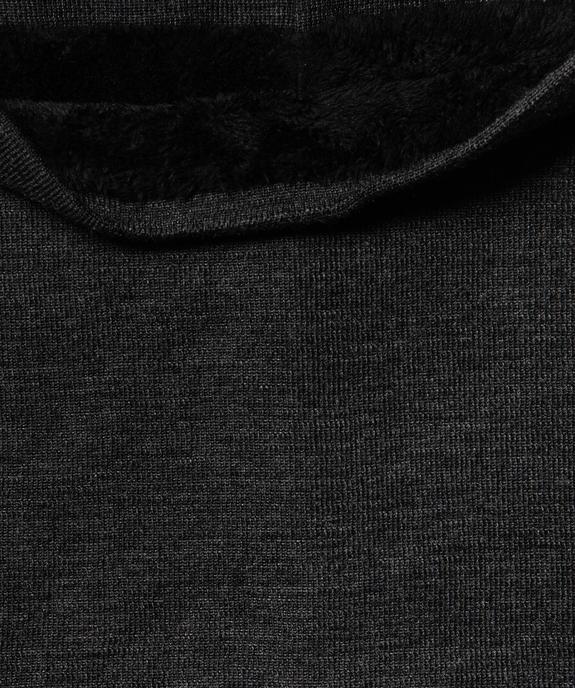 Tour de cou en maille avec doublure douillette homme vue2 - GEMO 4G HOMME - GEMO