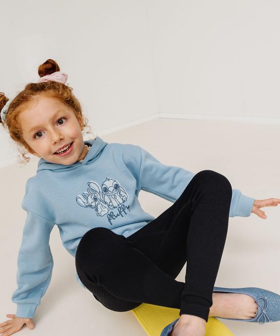 Sweat à capuche en molleton imprimé fille - Stitch vue6 - LILO & STITCH - GEMO