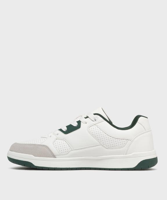 Baskets basses perforées homme - Camps United vue4 - CAMPS - GEMO