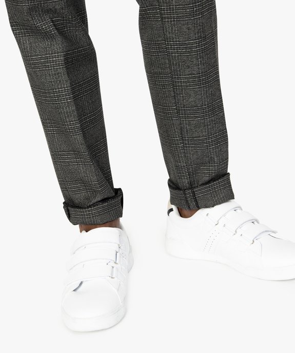 Pantalon homme à carreaux vue2 - GEMO (HOMME) - GEMO