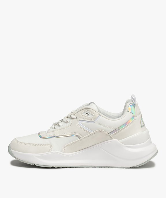 Baskets femme running à semelle épaisse – Ellesse Shaun  vue3 - ELLESSE - GEMO