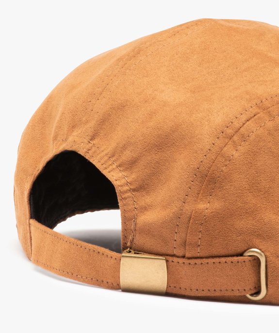 Casquette homme en suédine vue3 - GEMO (ACCESS) - GEMO