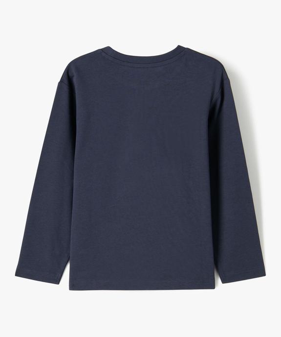 Tee-shirt manches longues imprimé garçon vue4 - GEMO (ENFANT) - GEMO