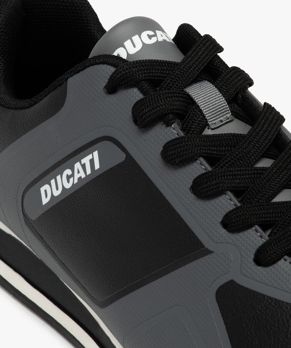 Baskets homme bicolores à lacets – Ducati New Split vue6 - DUCATI - GEMO