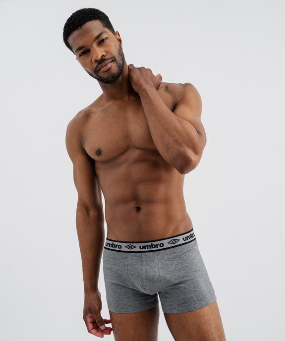 Boxers de sport en coton stretch homme (lot de 3) - Umbro vue1 - UMBRO - GEMO