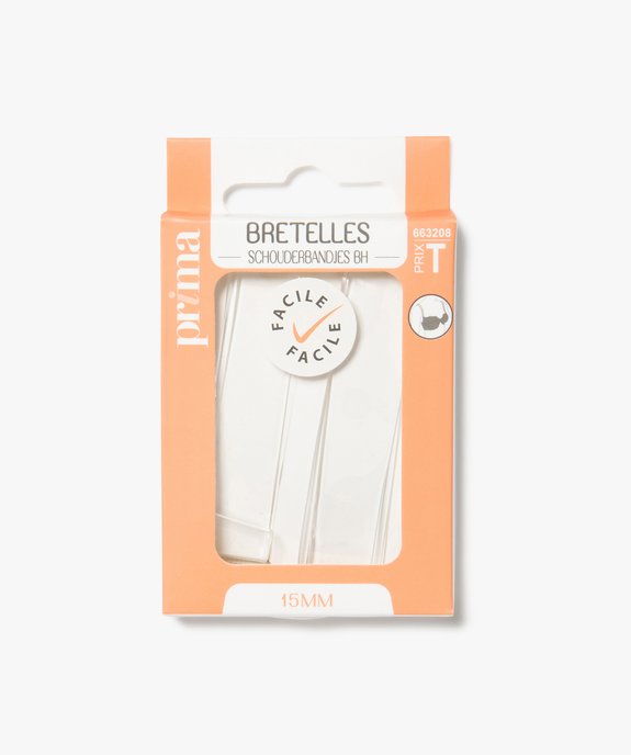 Bretelles de soutien-gorge amovibles transparentes (lot de 2) - Prima vue5 - PRIMA - GEMO