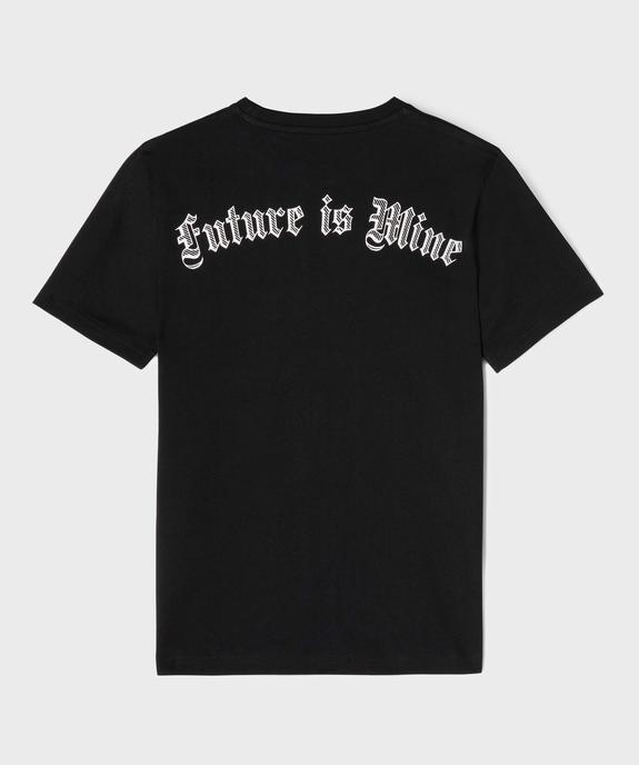 Tee-shirt manches courtes avec motif streetwear garçon vue3 - GEMO 4G GARCON - GEMO