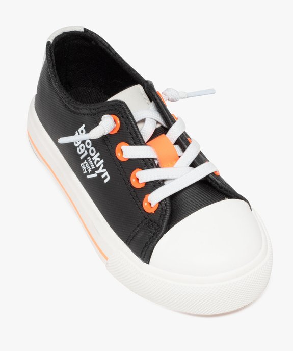 Tennis en toile à lacets garçon vue6 - BUGGY GEMO FOR GOOD - GEMO