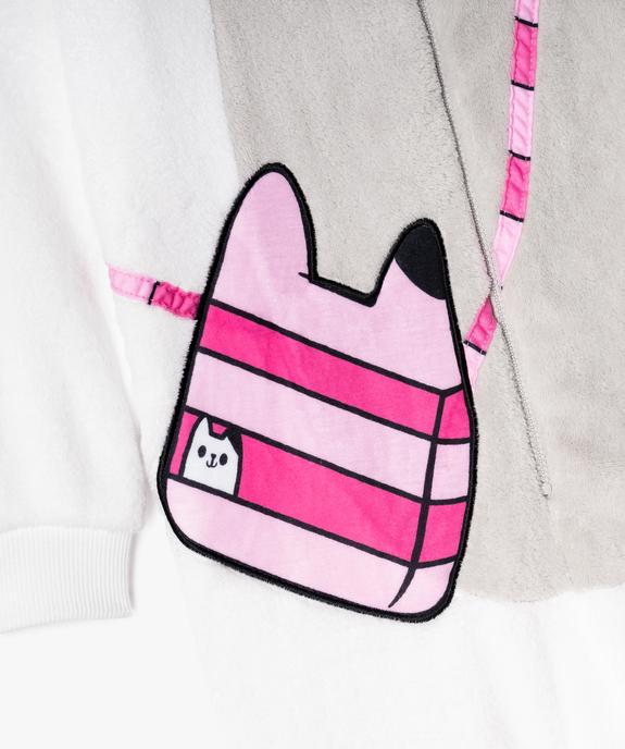 Combinaison pyjama en maille  motif chat fille - Gabby’s Dollhouse vue2 - GABBY - GEMO