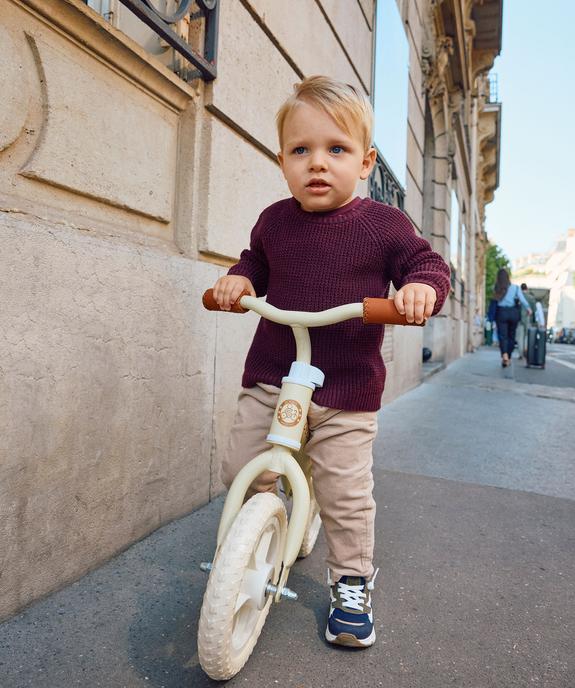 Pull en maille fantaisie à manches raglan bébé garçon vue1 - GEMO(BEBE DEBT) - GEMO
