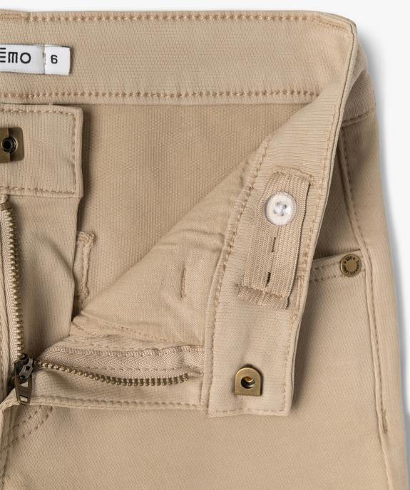 Pantalon cargo bas resserré garçon vue2 - GEMO (ENFANT) - GEMO