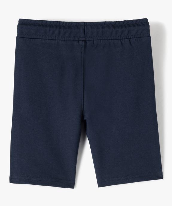 Bermuda garçon en maille jersey imprimée vue4 - GEMO (ENFANT) - GEMO