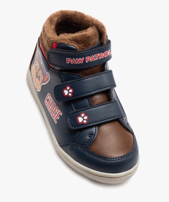 Boots garçon fourrées avec triple scratch - Pat'Patrouille vue5 - PAT PATROUILLE - GEMO